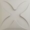Ekena Millwork 19 5/8in. W x 19 5/8in. H Austin EnduraWall Decorative 3D Wall Panel Covers 2.67 Sq. Ft. WP20X20AUGBW - alternate 1